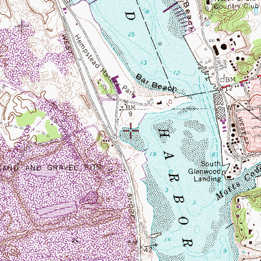 Topographic Map of May Newburger Cove, NY