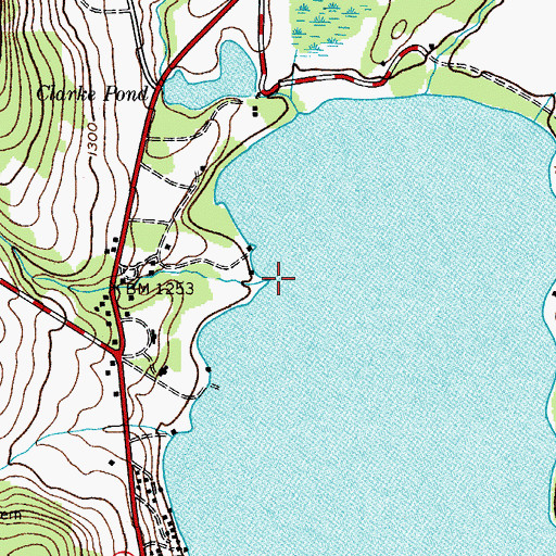 Topographic Map of Trout Brook, NY