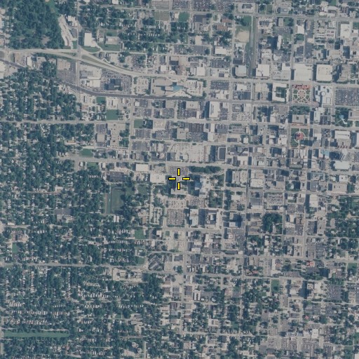 Aerial/Satellite Image of Capitol Post Office, IL