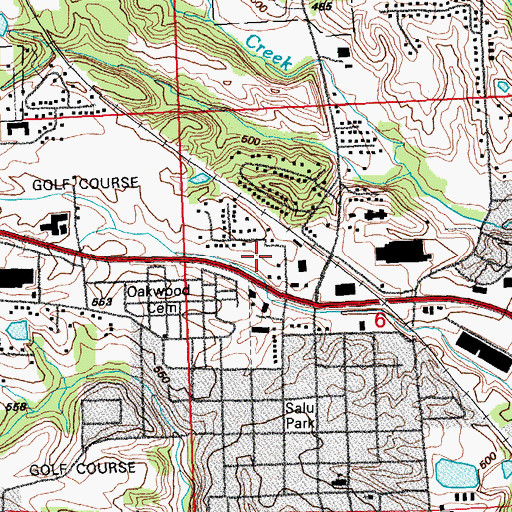 Topographic Map of Alton Post Office, IL