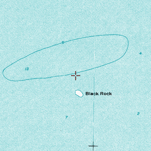 Topographic Map of Black Rock, FL