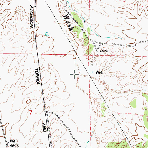 Topographic Map of Cooper Wash, AZ