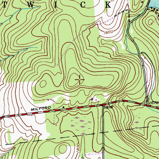 Topographic Map of Bowe Hill, NY