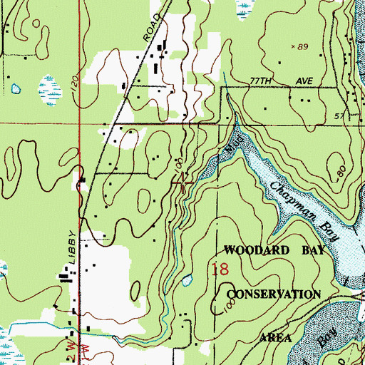 Topographic Map of Libby Creek, WA