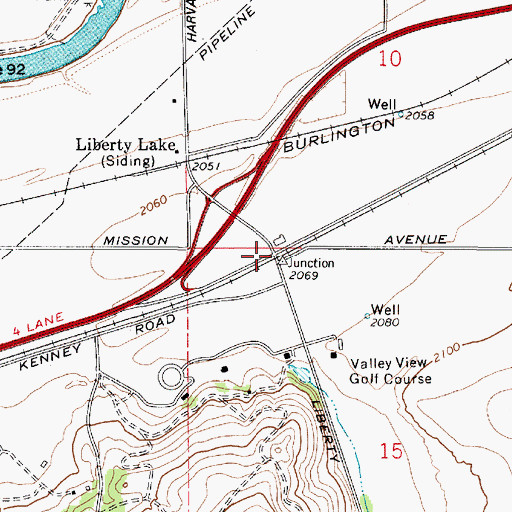 Topographic Map of Arturdee (historical), WA