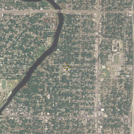 Aerial/Satellite Image of Broward Elementary School, FL