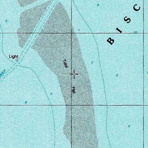 Topographic Map of Card Bank, FL