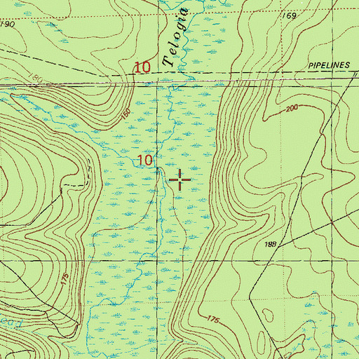 Topographic Map of Carnigan Branch, FL