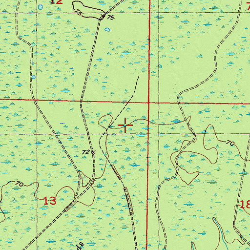 Topographic Map of Cat Ponds, FL