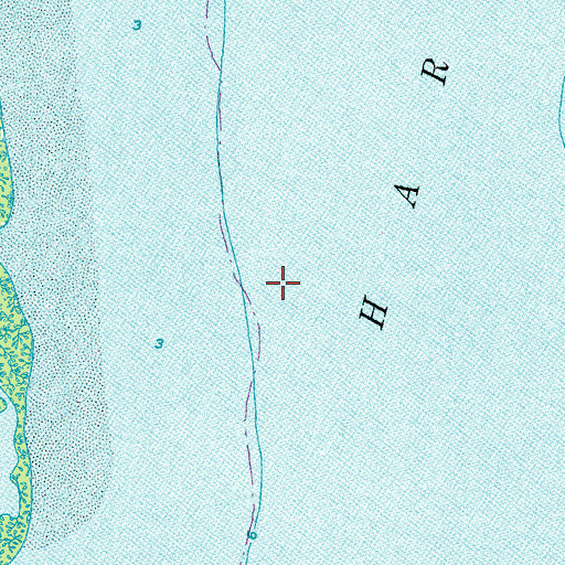 Topographic Map of Charlotte Harbor, FL