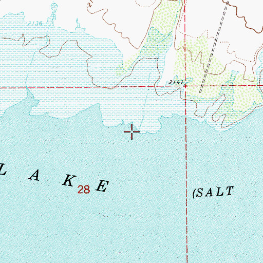 Topographic Map of Cottonwood Wash, AZ