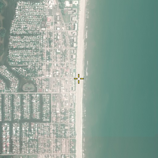 Aerial/Satellite Image of Cocoa Beach, FL