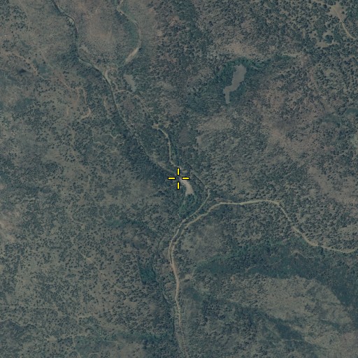 Aerial/Satellite Image of Cow Creek, AZ