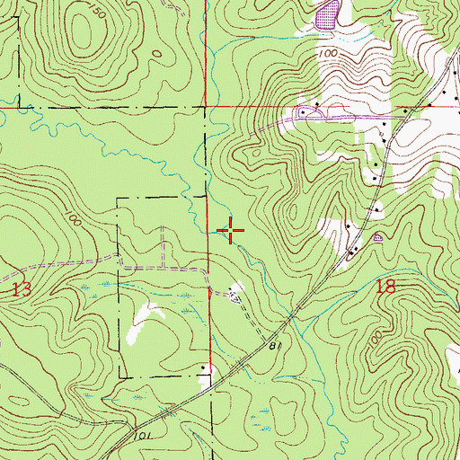Topographic Map of Cosson Mill, FL