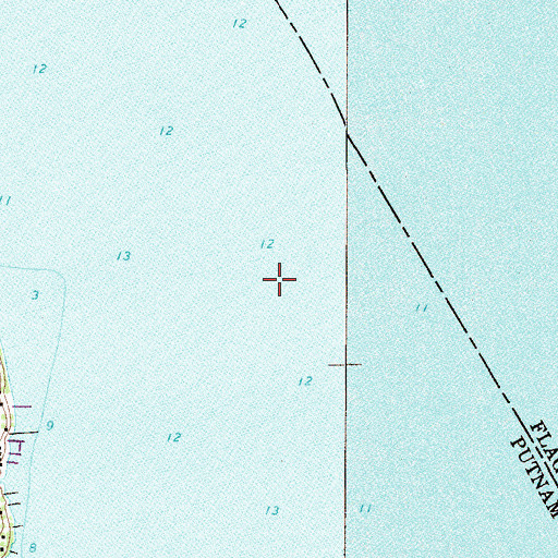 Topographic Map of Crescent Lake, FL
