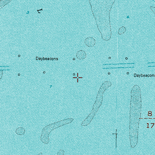 Topographic Map of Crystal Bay, FL