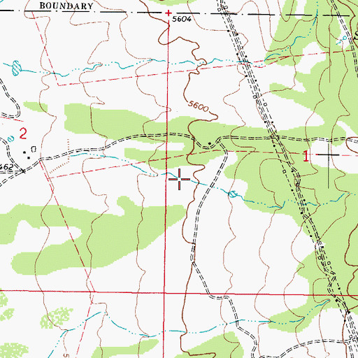Topographic Map of Coyote Canyon, AZ