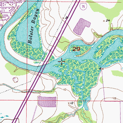 Topographic Map of Curiosity Creek, FL
