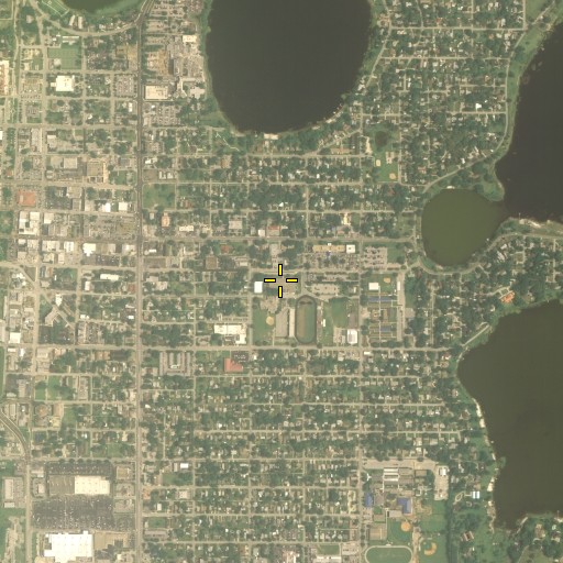Aerial/Satellite Image of Denison Middle School, FL