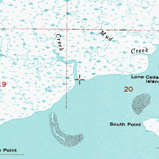 Topographic Map of Depew Creek, FL