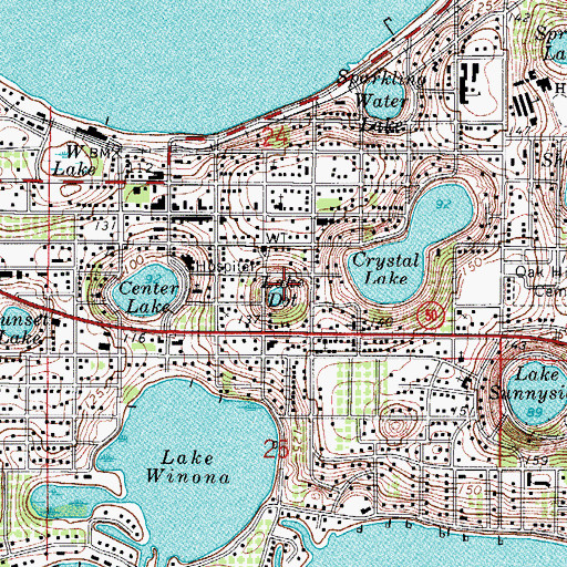 Topographic Map of Lake Dot, FL