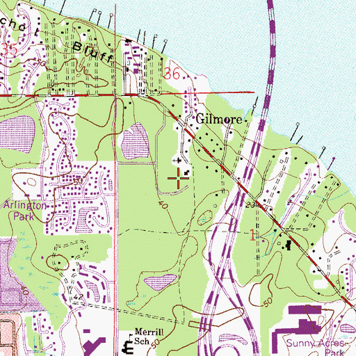 Topographic Map of Lake Effie, FL
