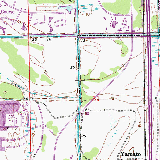 Topographic Map of El Rio Canal, FL