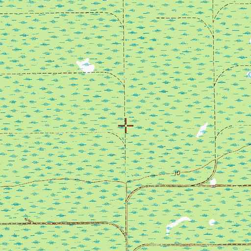 Topographic Map of Fakahatchee Strand, FL