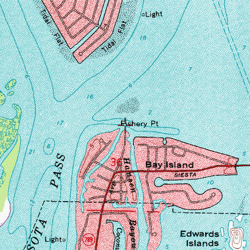Topographic Map of Fishery Point, FL