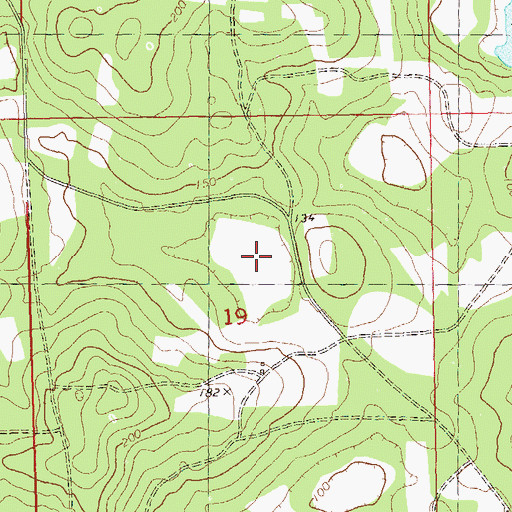Topographic Map of Gin House Pond, FL