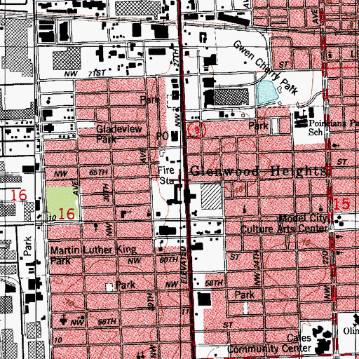 Topographic Map of Department of Health Rehabilative Services, FL