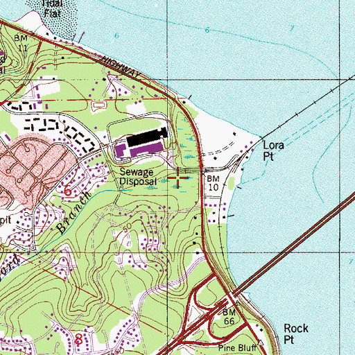 Topographic Map of Graveyard Branch, FL