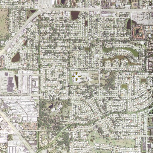 Aerial/Satellite Image of Gulf Gate Elementary School, FL