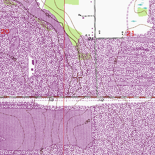 Topographic Map of Guy Branch, FL