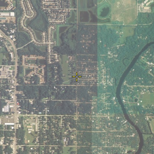 Aerial/Satellite Image of Hackney Cemetery, FL
