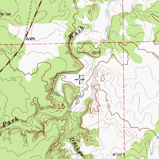 Topographic Map of Decker Wash, AZ
