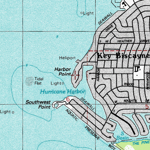 Topographic Map of Harbor Point, FL