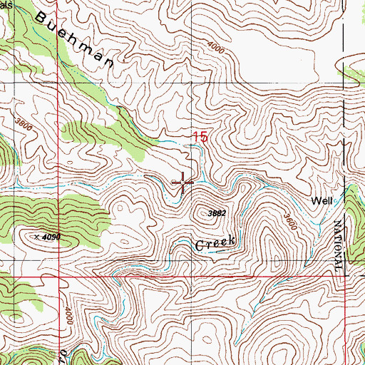 Topographic Map of Diablo Canyon, AZ