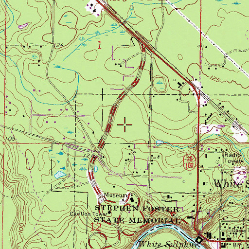 Topographic Map of Jackson Pond, FL
