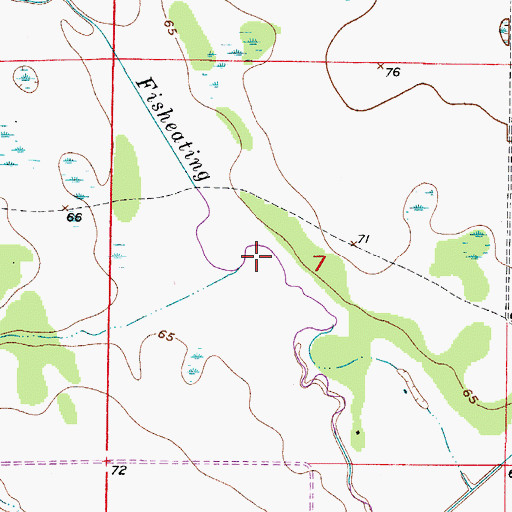 Topographic Map of Joe Slough, FL