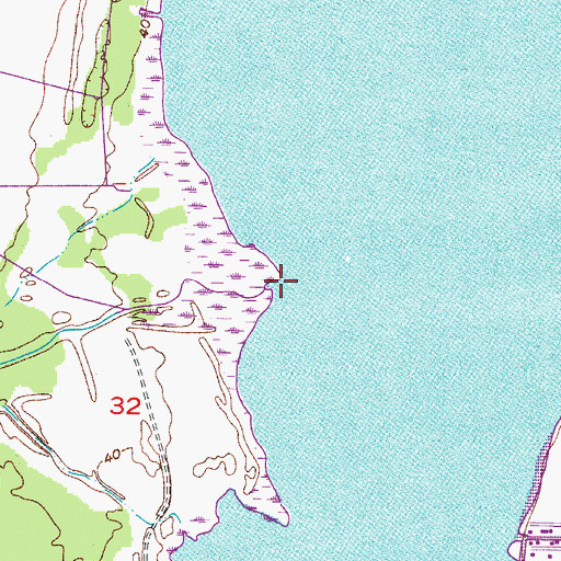 Topographic Map of Josephine Creek, FL