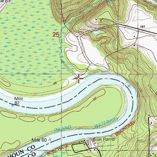Topographic Map of Kelley Branch, FL