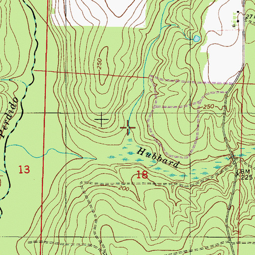 Topographic Map of Long Hollow, FL
