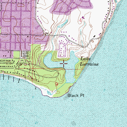 Topographic Map of Lake Lorraine, FL