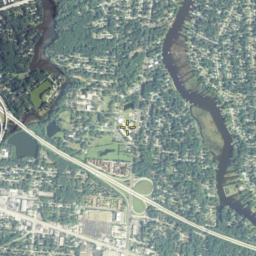 Aerial/Satellite Image of Love Grove Elementary School, FL