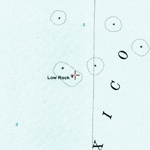 Topographic Map of Low Rock, FL