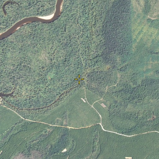 Aerial/Satellite Image of Malone Hammock Branch, FL
