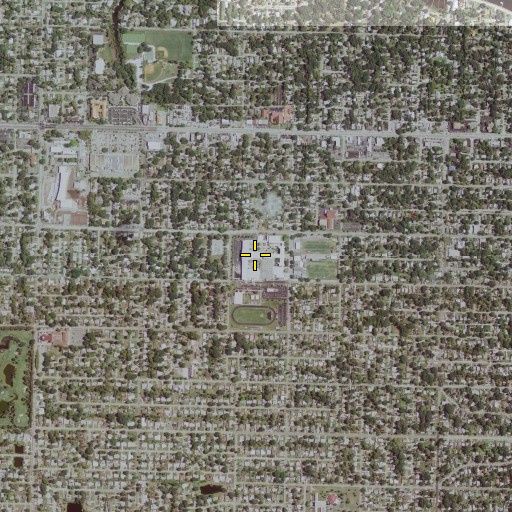 Aerial/Satellite Image of Manatee High School, FL
