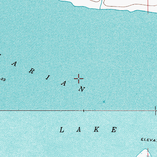 Topographic Map of Lake Marian, FL