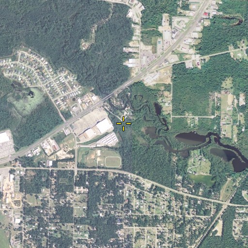 Aerial/Satellite Image of Mayo Park, FL